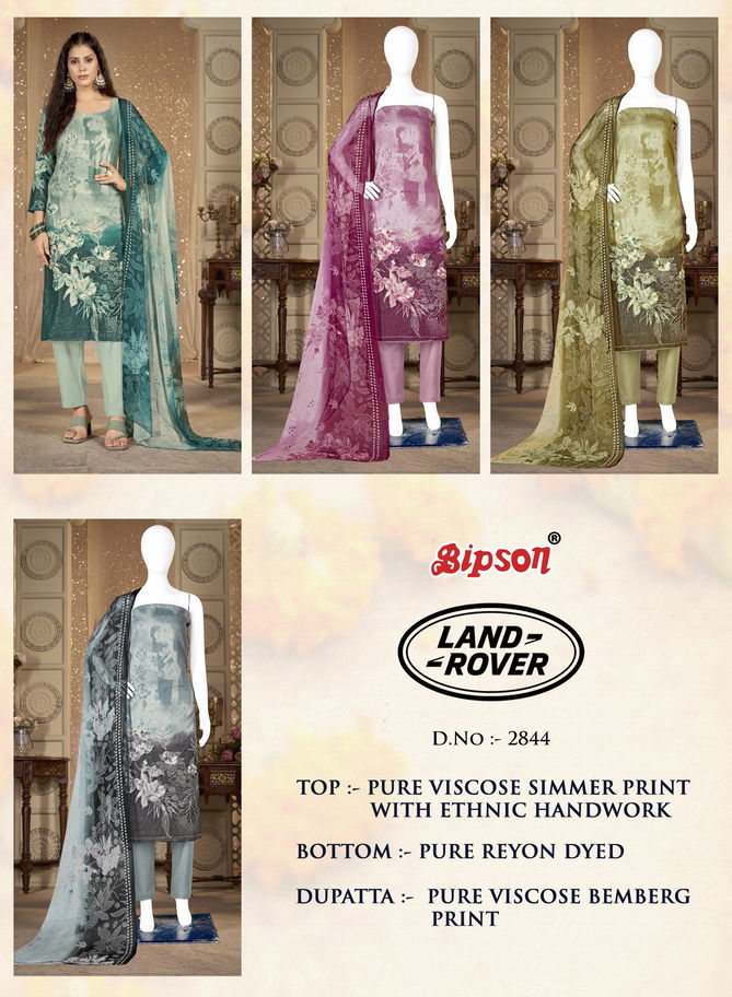 Land Rover 2844 By Bipson Pure Viscose Printed Dress Material Wholesale Shop In Surat